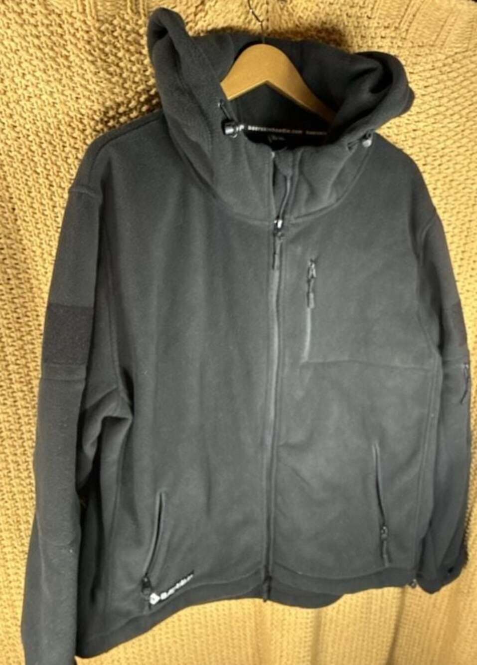 BaerSkin Tactical Fleece Hoodie Black 2XL